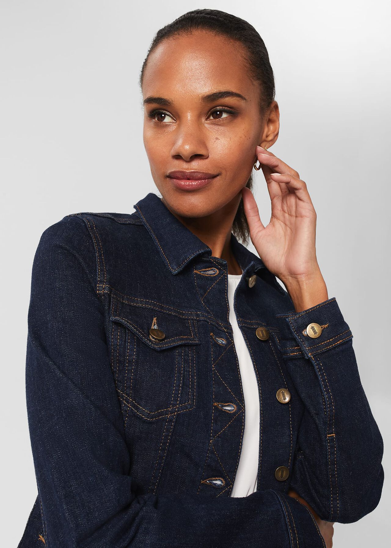 Mariam Jacket, Indigo, hi-res