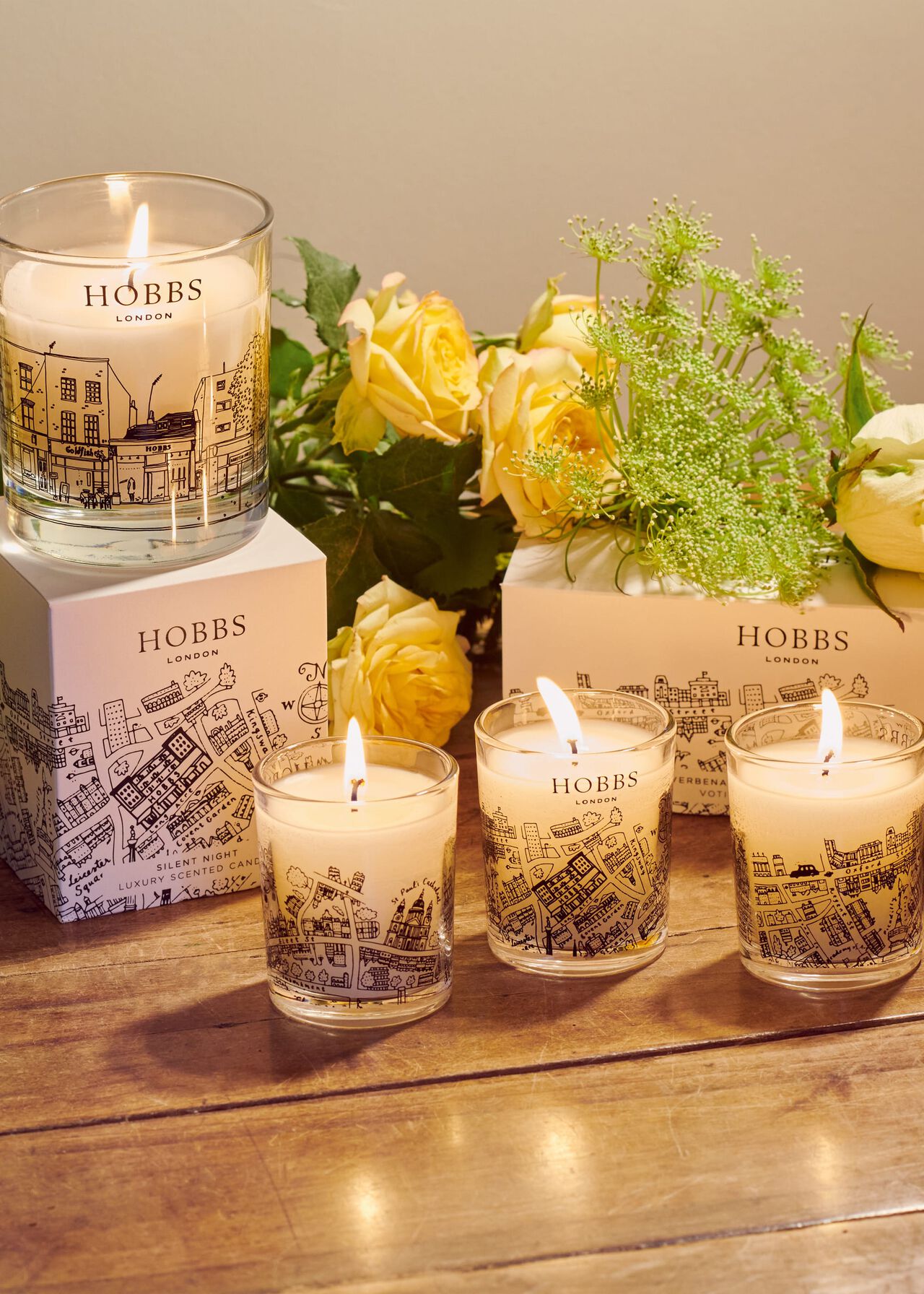 Hampstead Candle Silent Night, White, hi-res