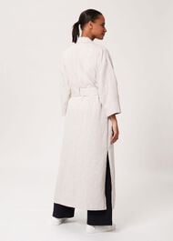 Maeve Linen Wrap Trench Coat, Neutral, hi-res