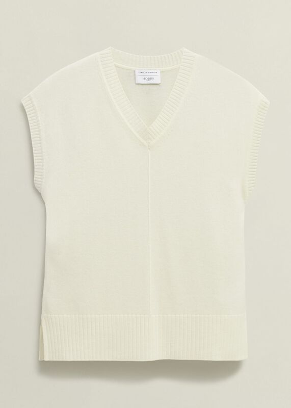 Brooksfirth Wool Cashmere Knitted Vest 