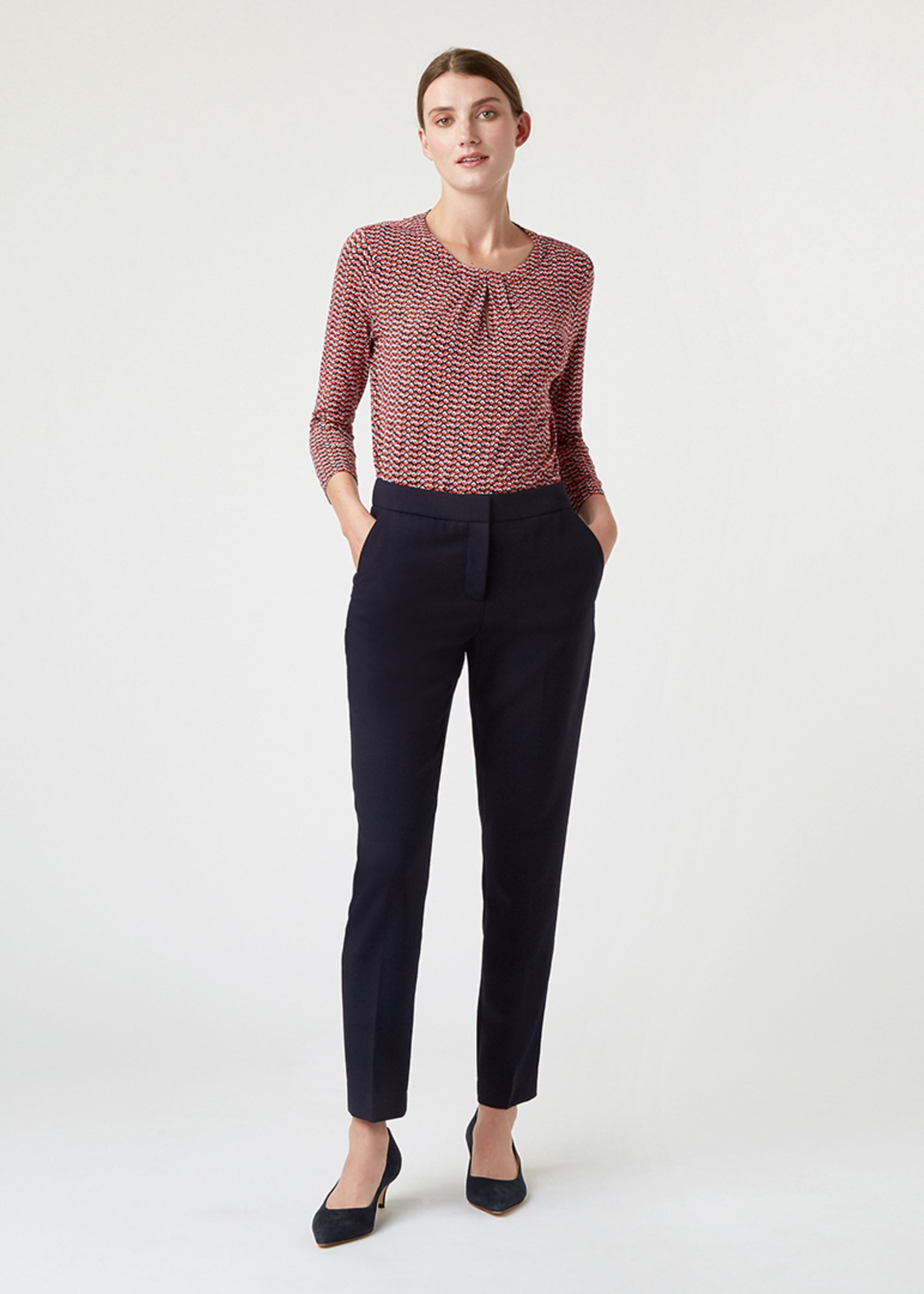 Next petite deals navy trousers