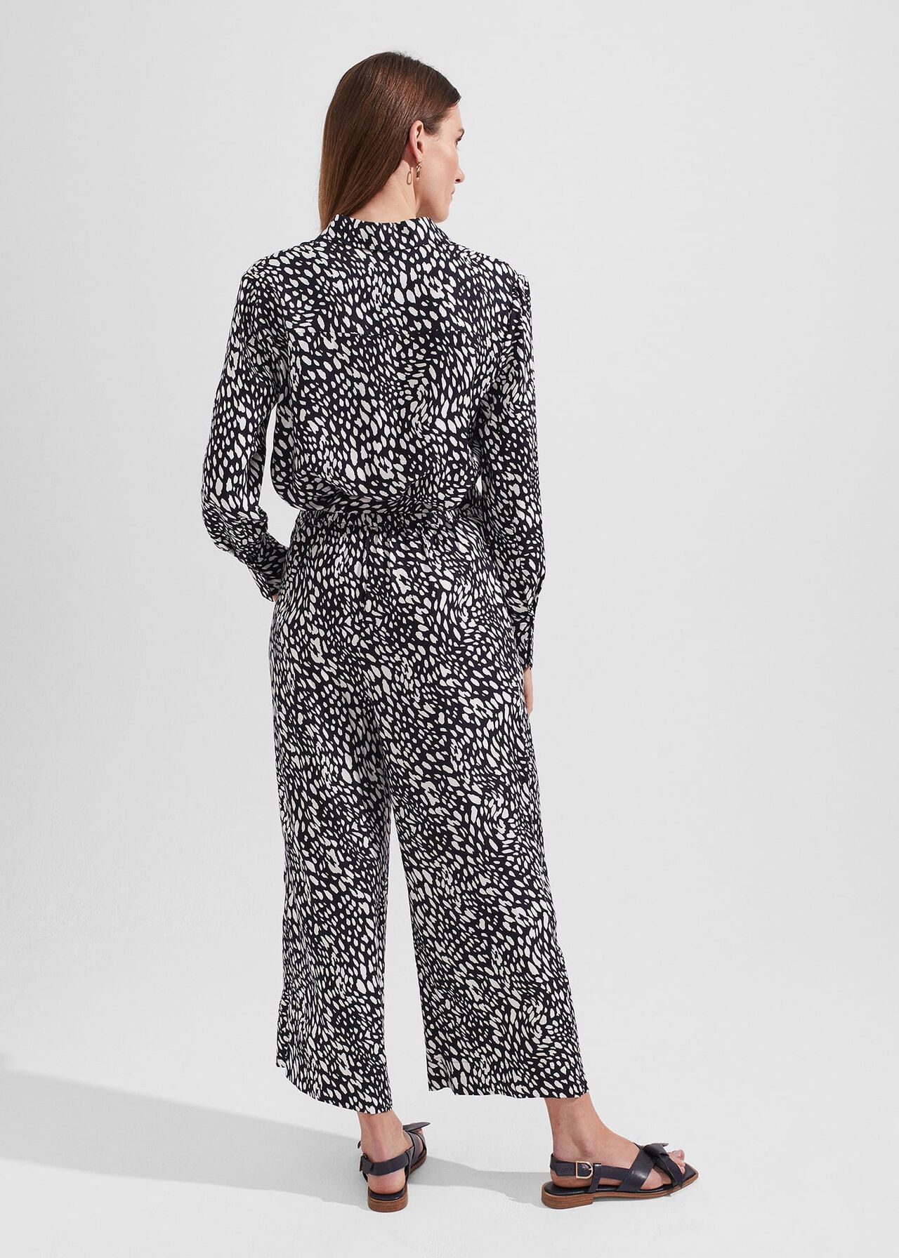 Jen Trousers, Navy Ivory, hi-res