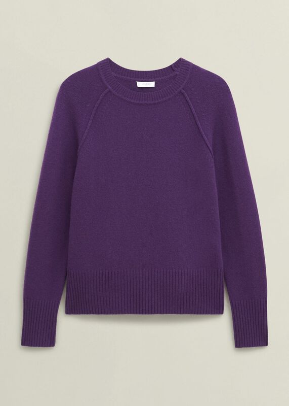 Mandy Wool Blend Crew Neck Knitted Jumper
