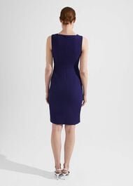 Romy Dress, Rich Navy Blue, hi-res