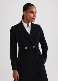 Blair Wool Blend Coat, Black, hi-res