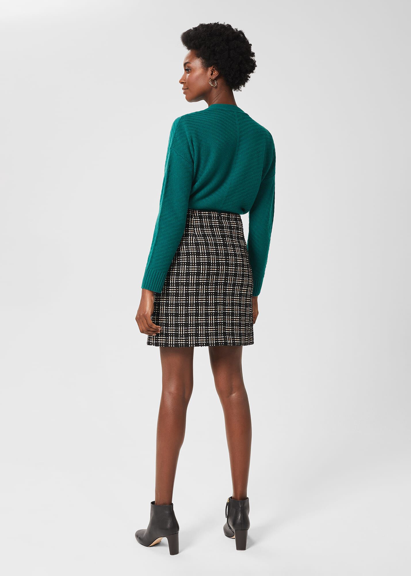 Ivory tweed skirt sale