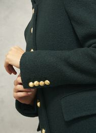 Wilma Wool Coat, Ponderosa Green, hi-res