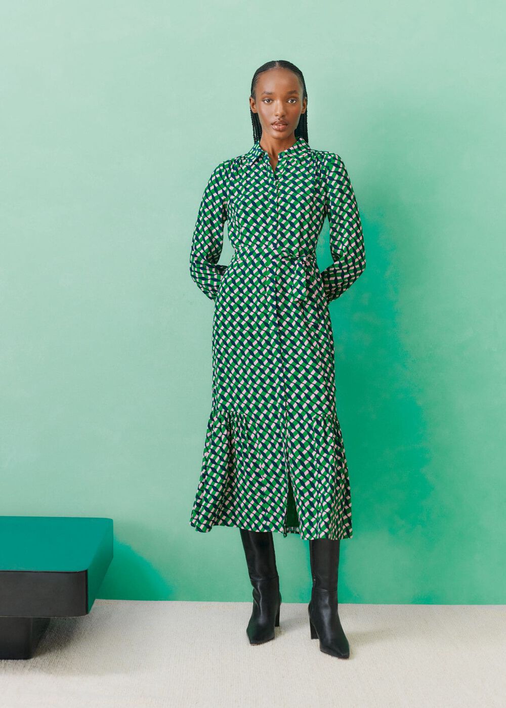 Emberly Shirt Dress Outfit, , hi-res