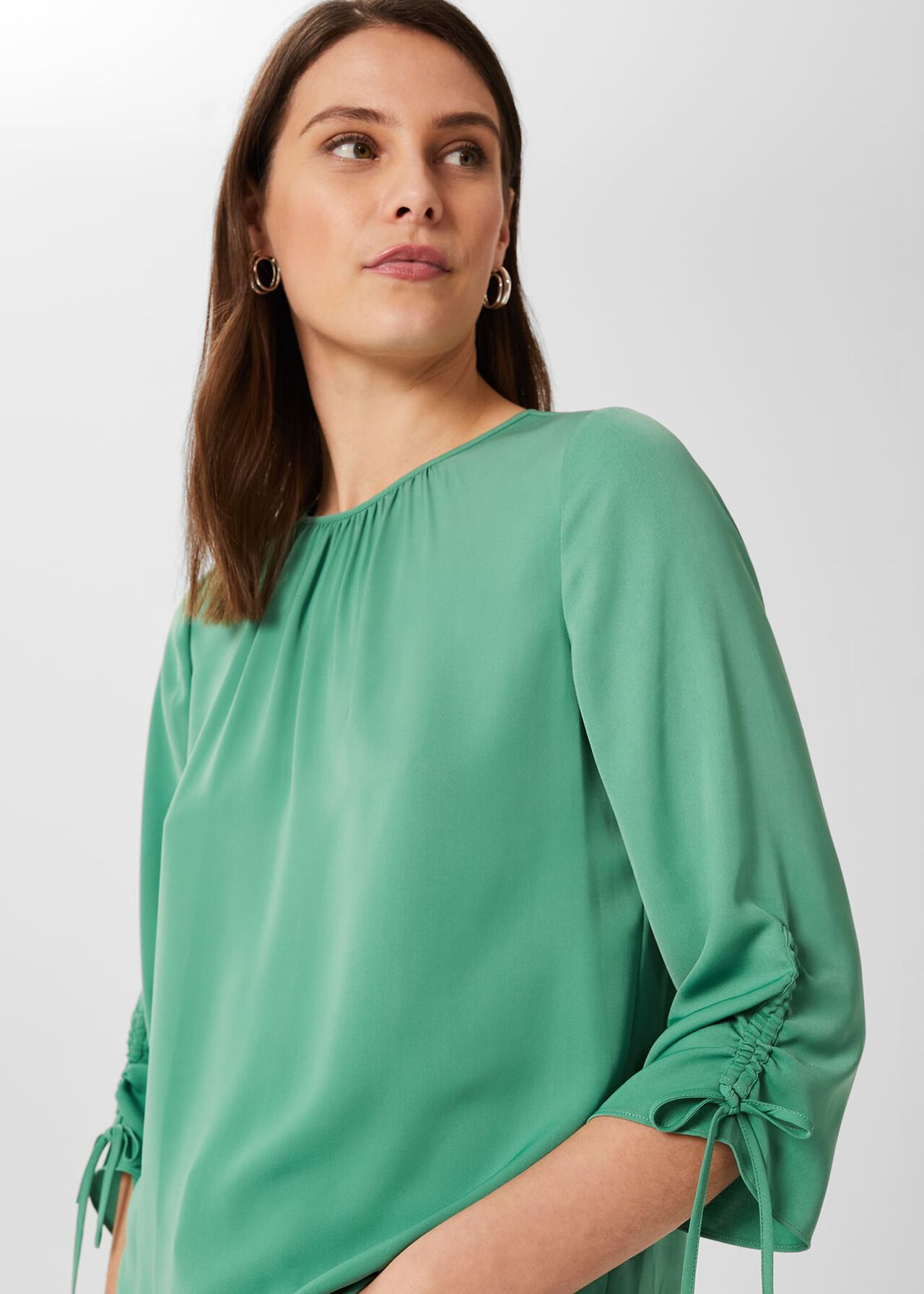 Cosette Blouse, Leaf Green, hi-res