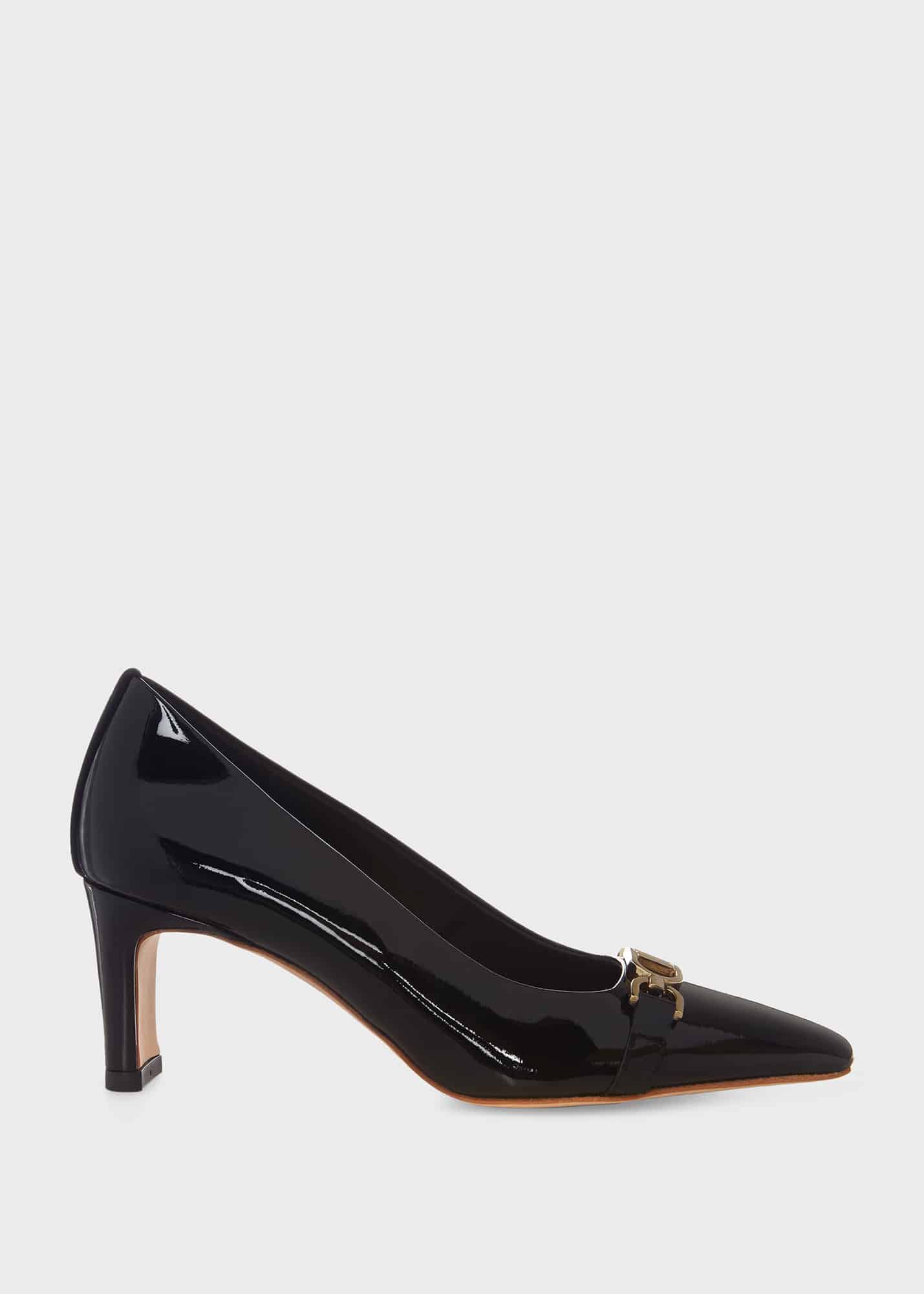 Hobbs black court shoes top