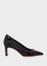 Ophelia Court Shoes, Black, hi-res