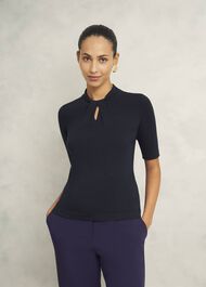 Effie Sweater, Hobbs Navy, hi-res