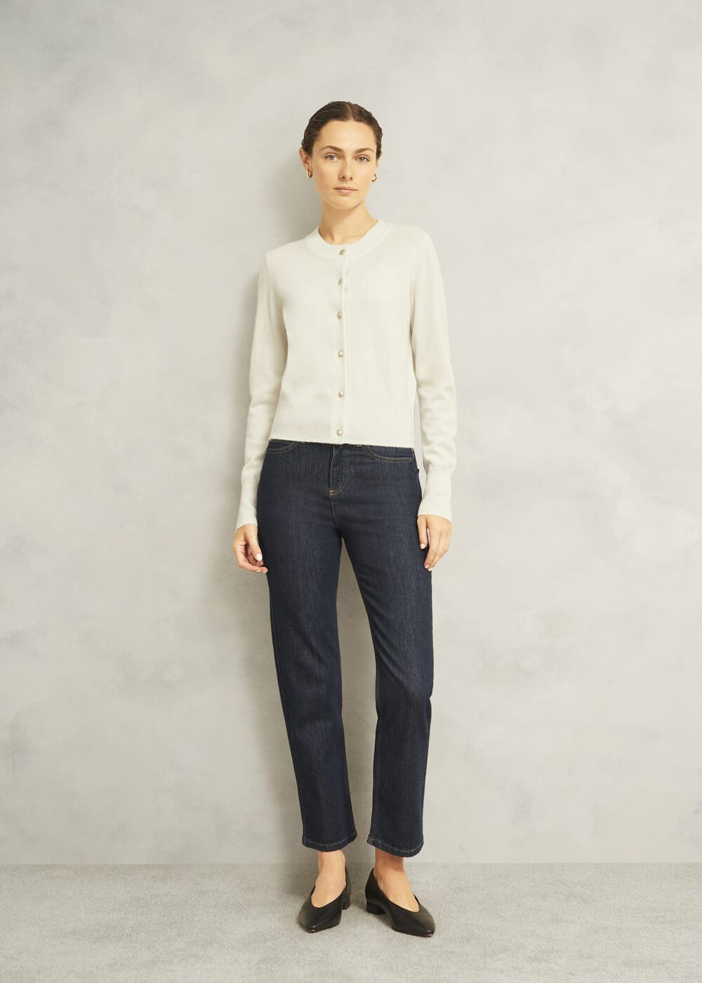 Monica Cardigan, Warm Ivory, hi-res