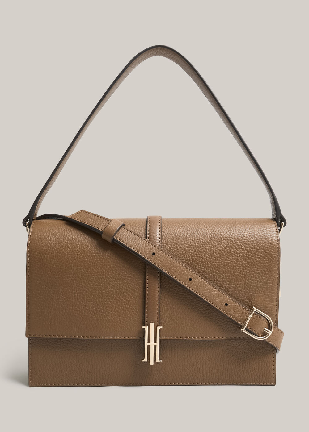 Cassidy Leather Crossbody Bag, Tan, hi-res