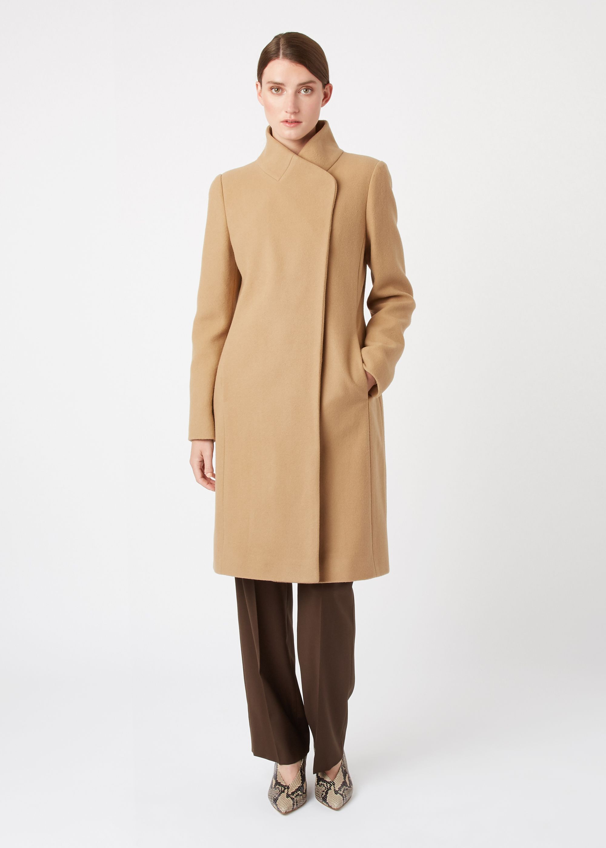 Petite Romy Wool Blend Coat | Hobbs