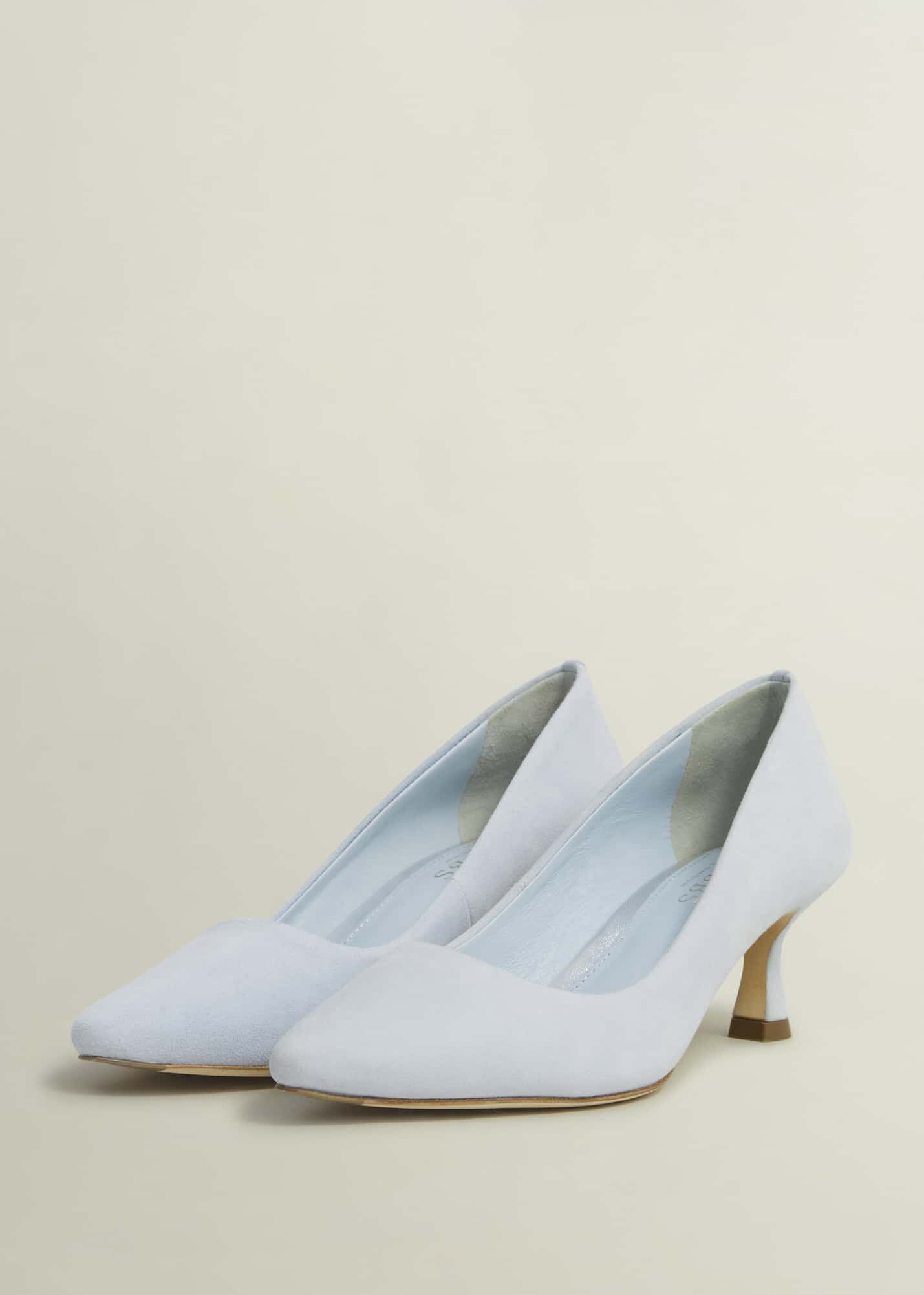 Esther Suede Court Shoes Hobbs UK