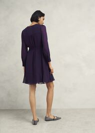 Frances Dress, Plum Multi, hi-res
