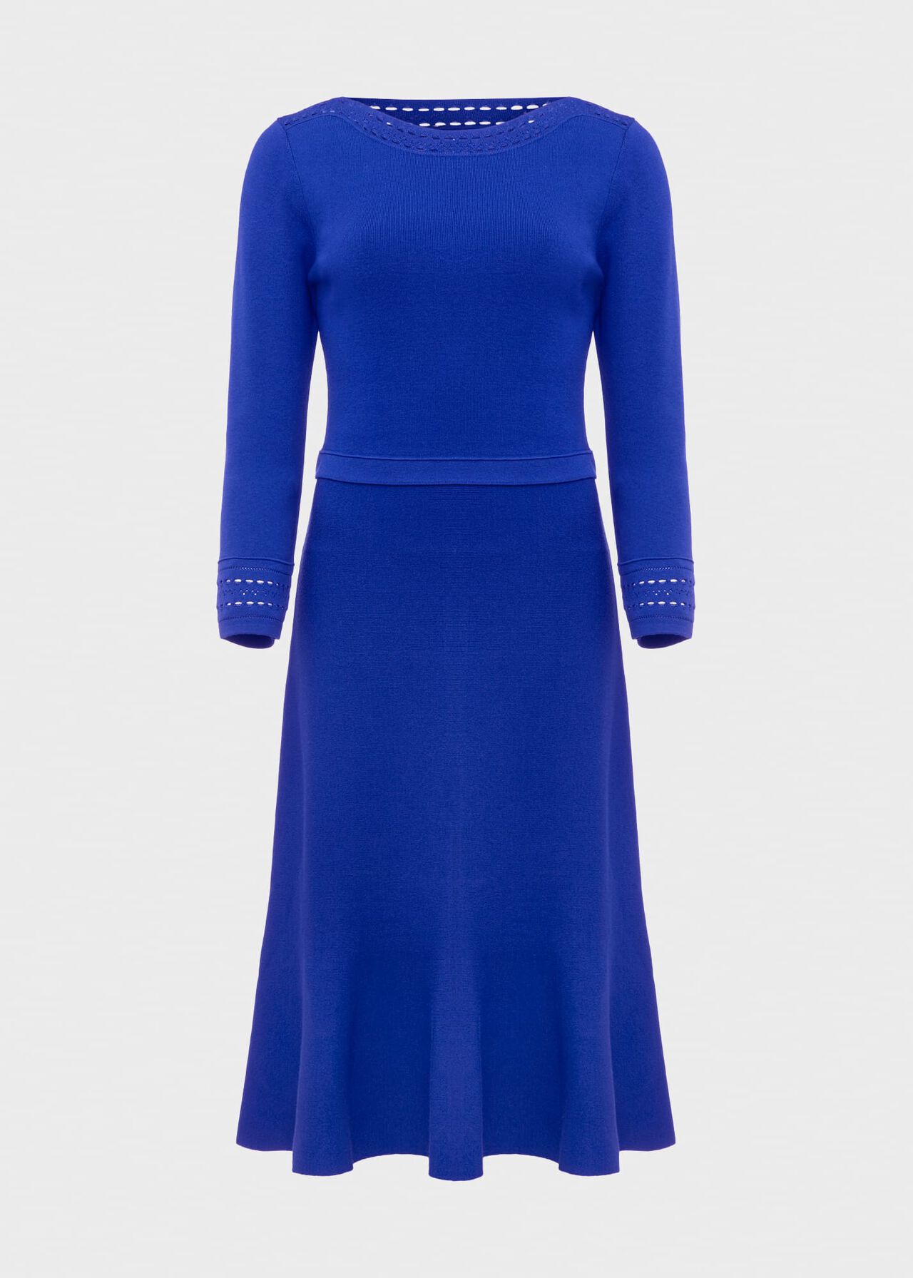 Quinn Knitted Dress, Egyptian Blue, hi-res
