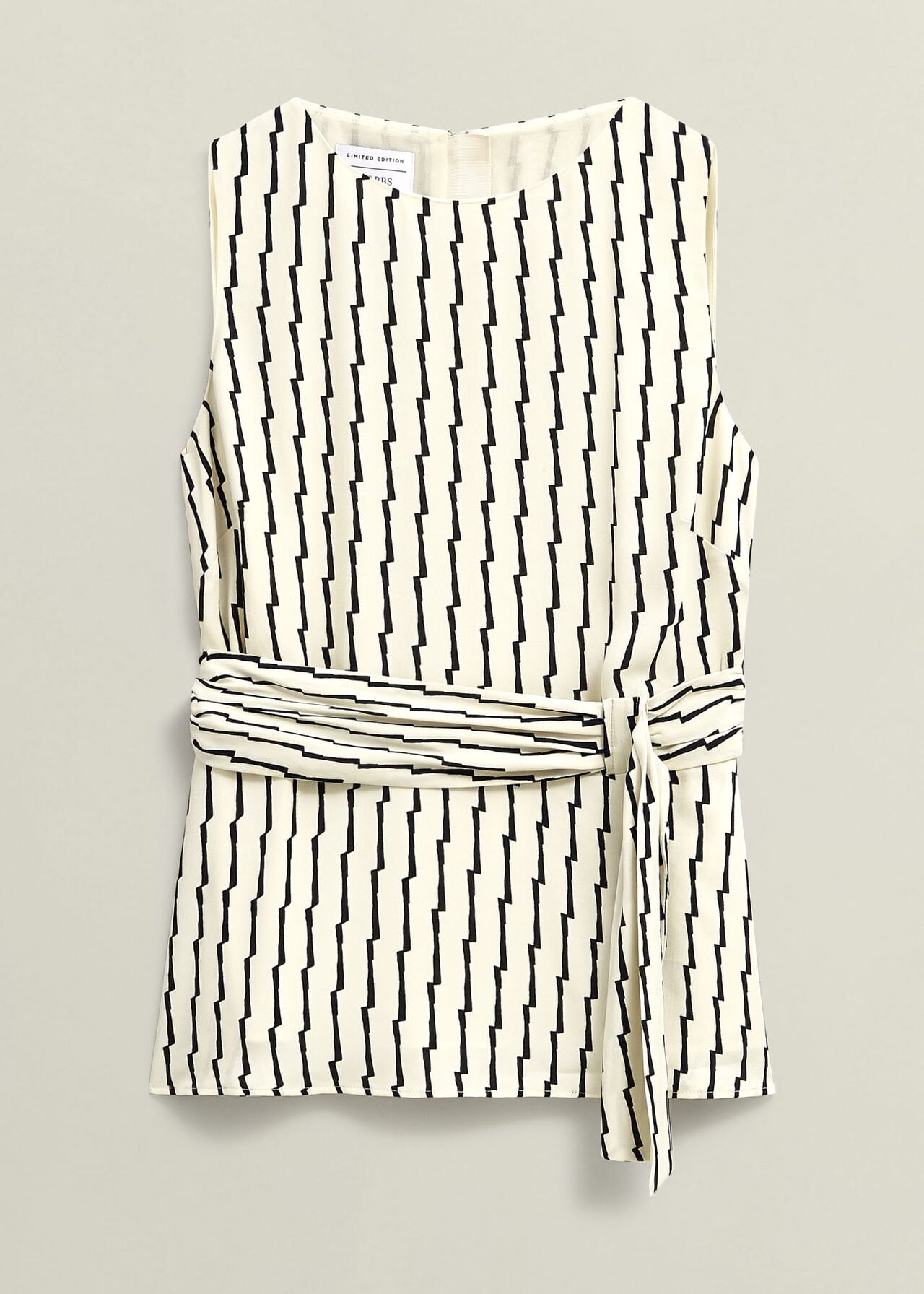 Levens Top, Cream Black, hi-res
