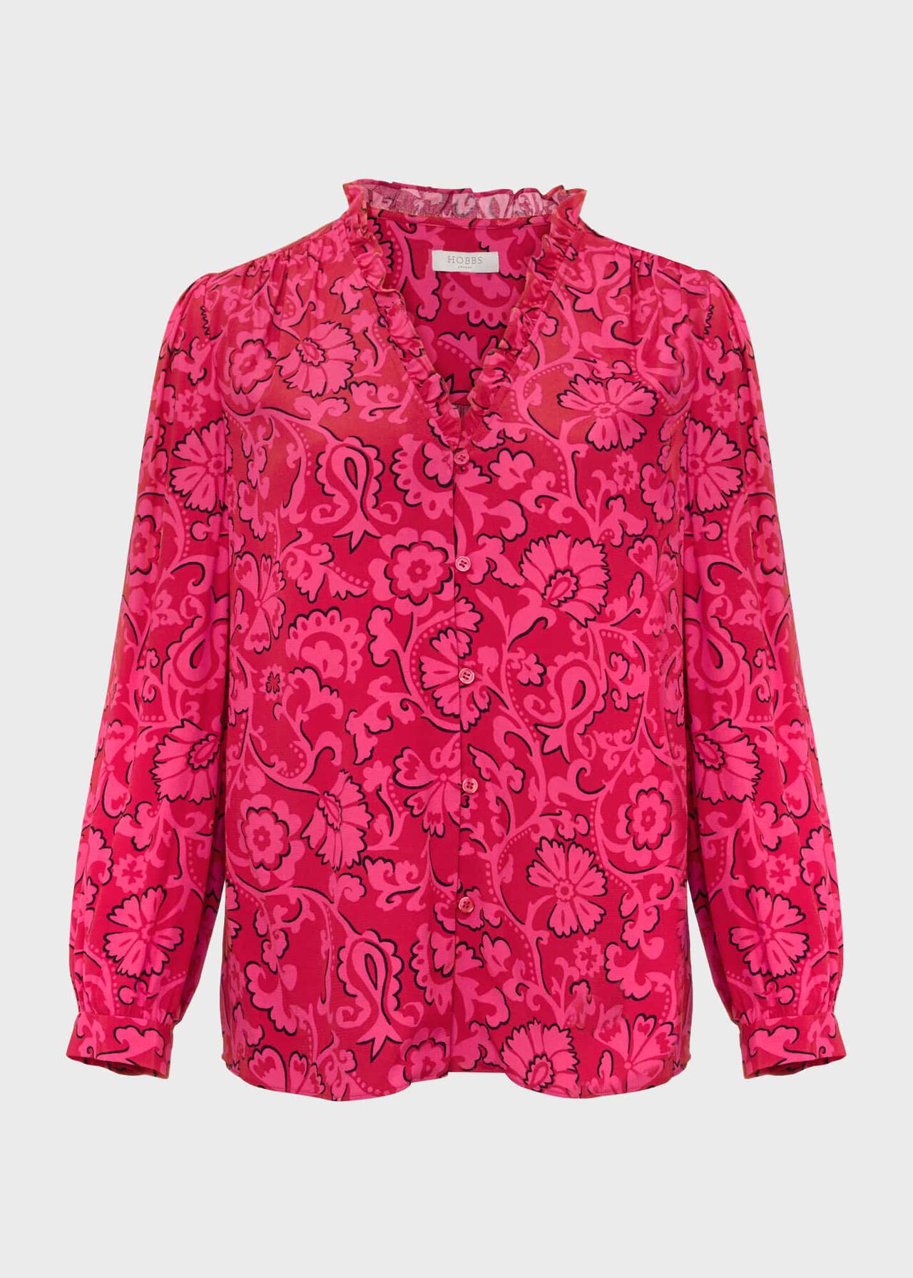 Gloria Blouse, Red Pink, hi-res