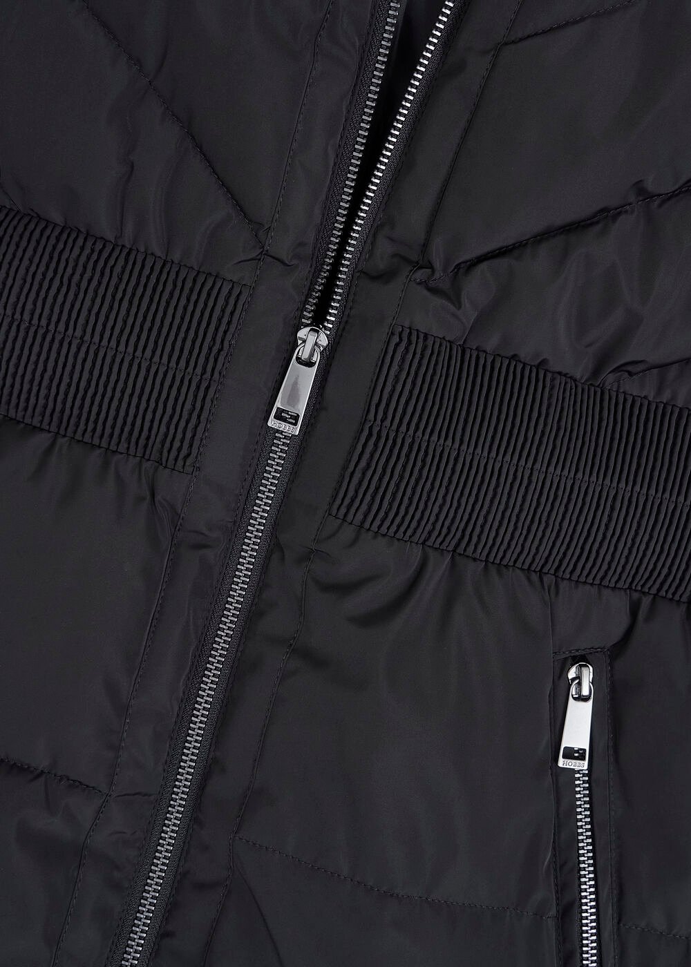 Petite Amalie Puffer Coat, Black, hi-res