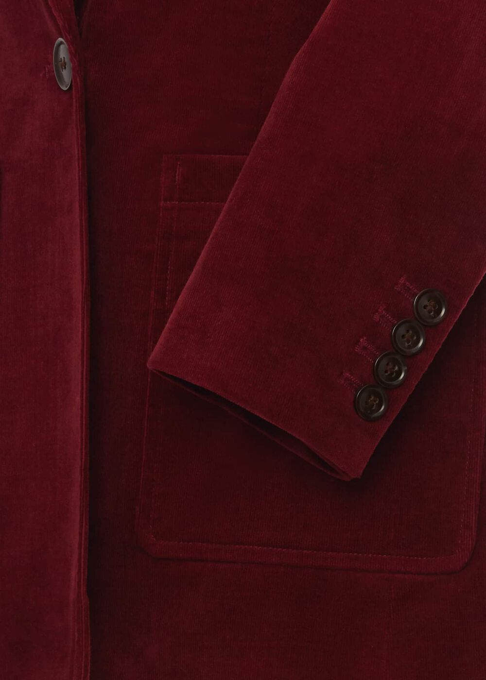 Blake Cord Blazer, Dark Red, hi-res