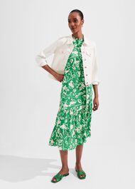 Petite Elsa Dress, Green Buttercrm, hi-res