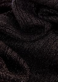 Reena Sparkle Ribbed Knitted Cardigan, Black Gold, hi-res