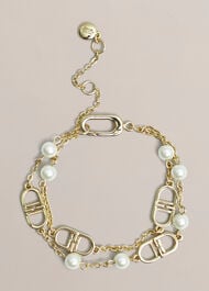 Bette Layered Bracelet, Gold, hi-res