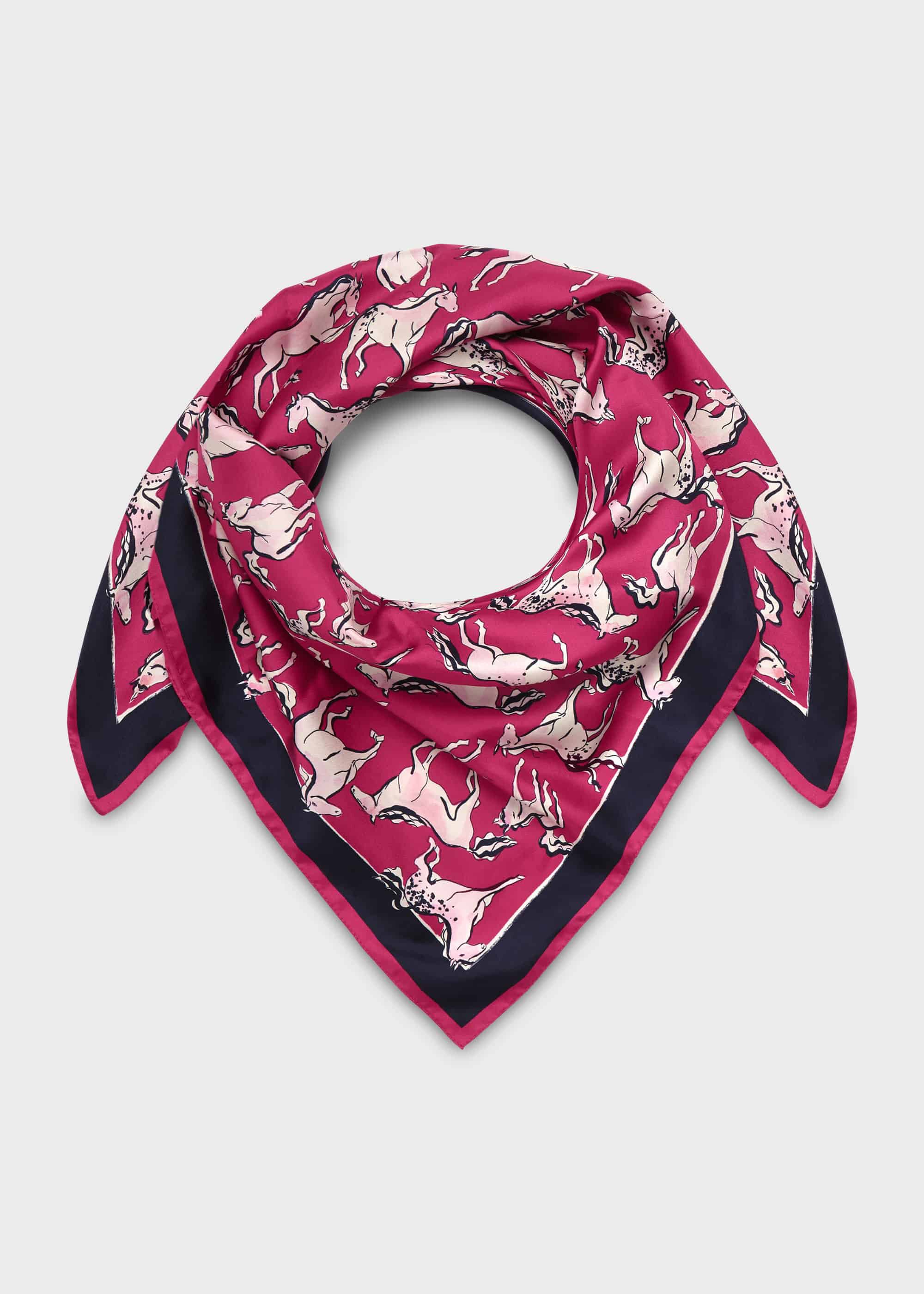 Elva Silk Printed Scarf