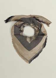 Mora Scarf, Black Camel, hi-res