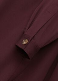 Adley Overshirt, Burgundy, hi-res