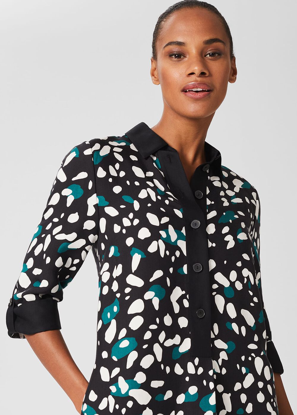 Marci Tunic Dress, Black Multi, hi-res