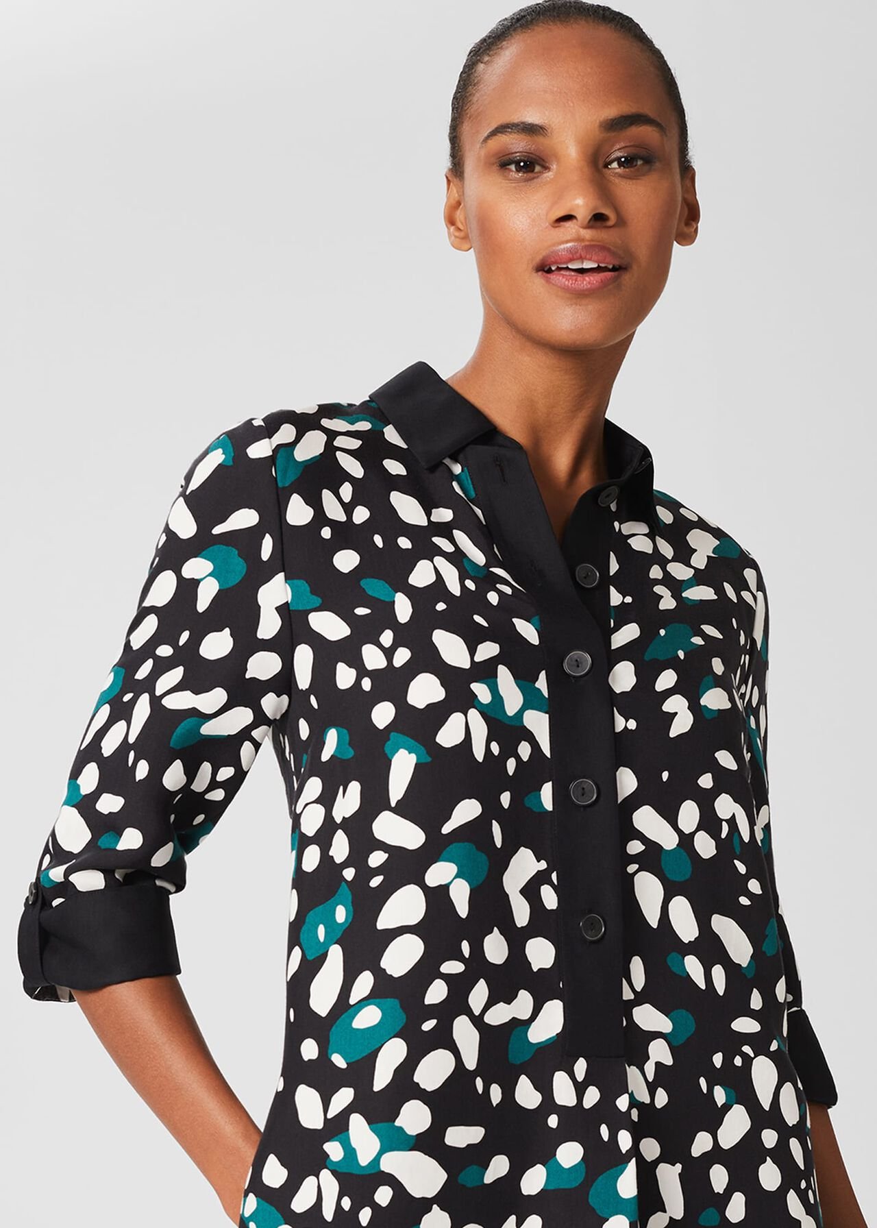 Marci Tunic Dress, Black Multi, hi-res
