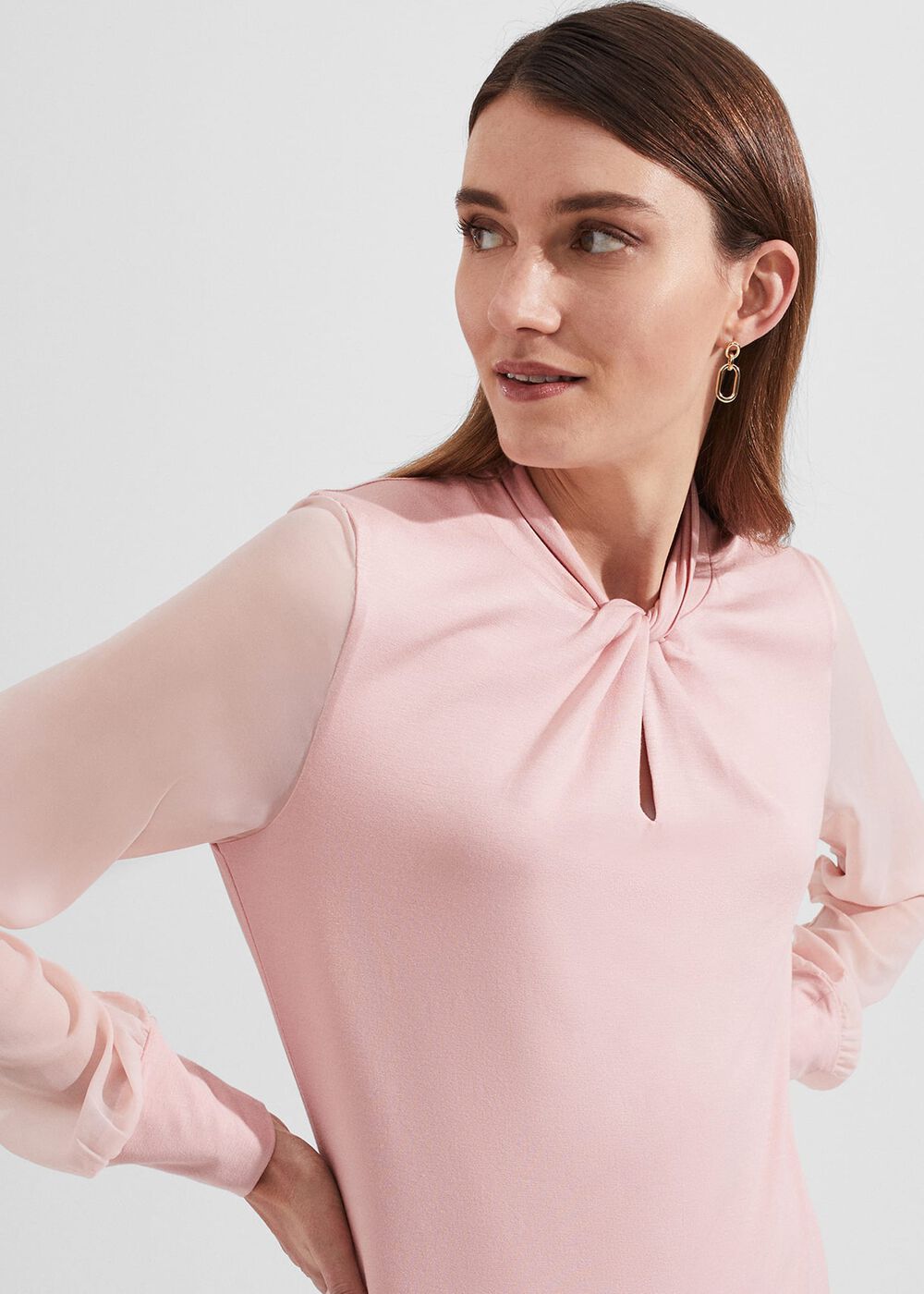 Ashley Top, Spring Pink, hi-res