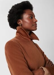 Livia Wool Coat, Vicuna, hi-res