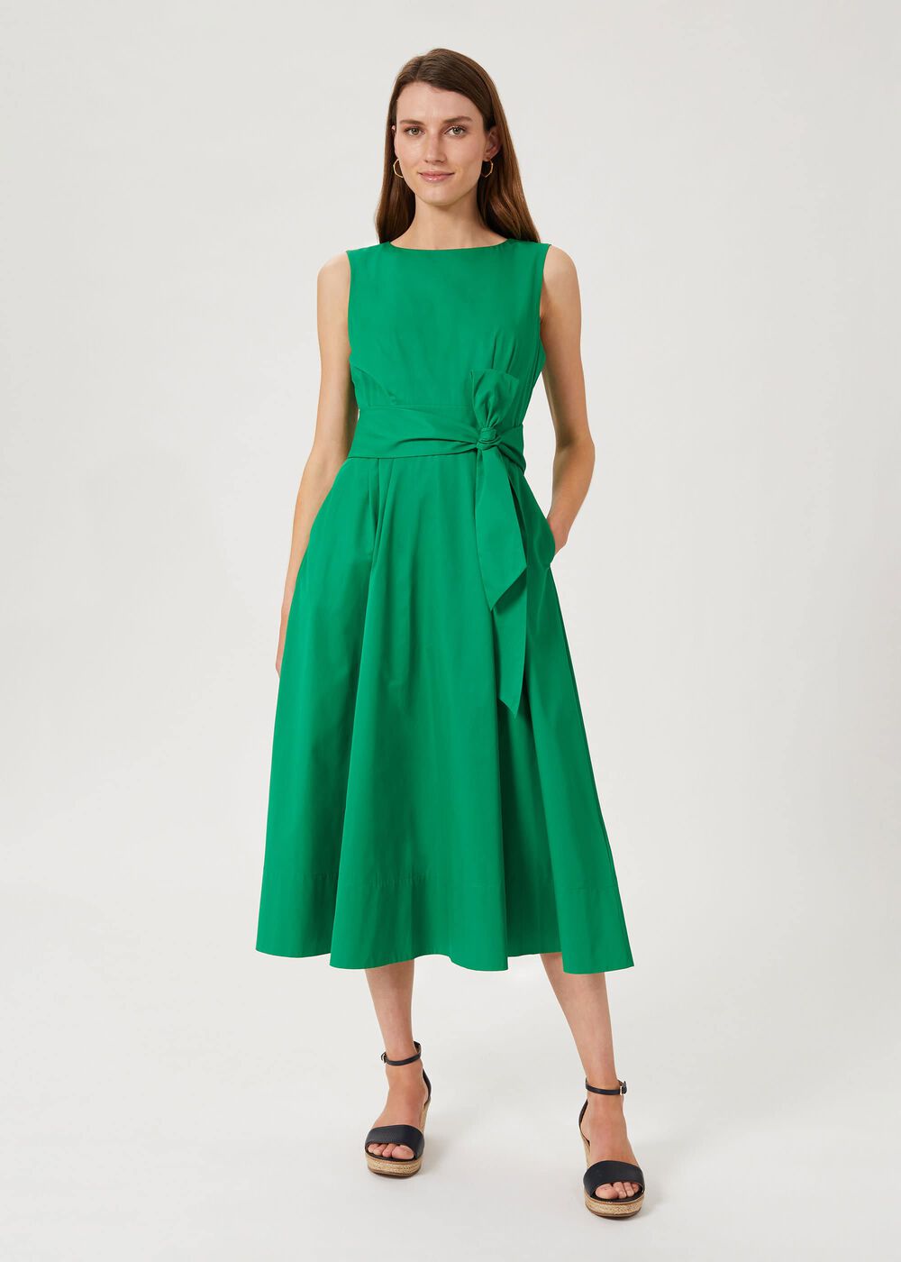 Tara Dress, Field Green, hi-res