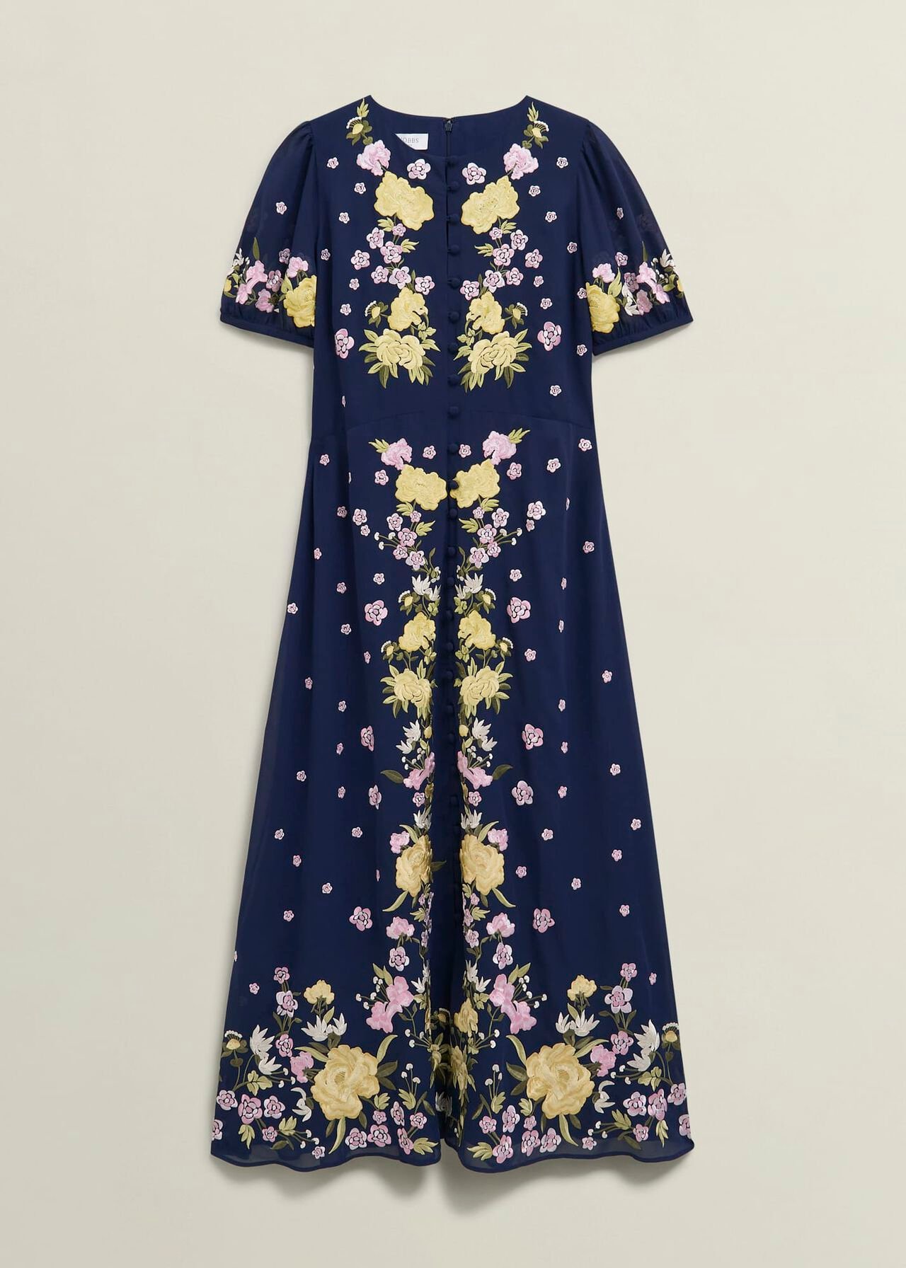 Elva Embroidered Dress, Midnight Multi, hi-res