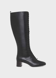 Issy Knee Boot, Black, hi-res