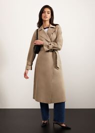 Westbury Trench With Cotton, Warm Camel, hi-res