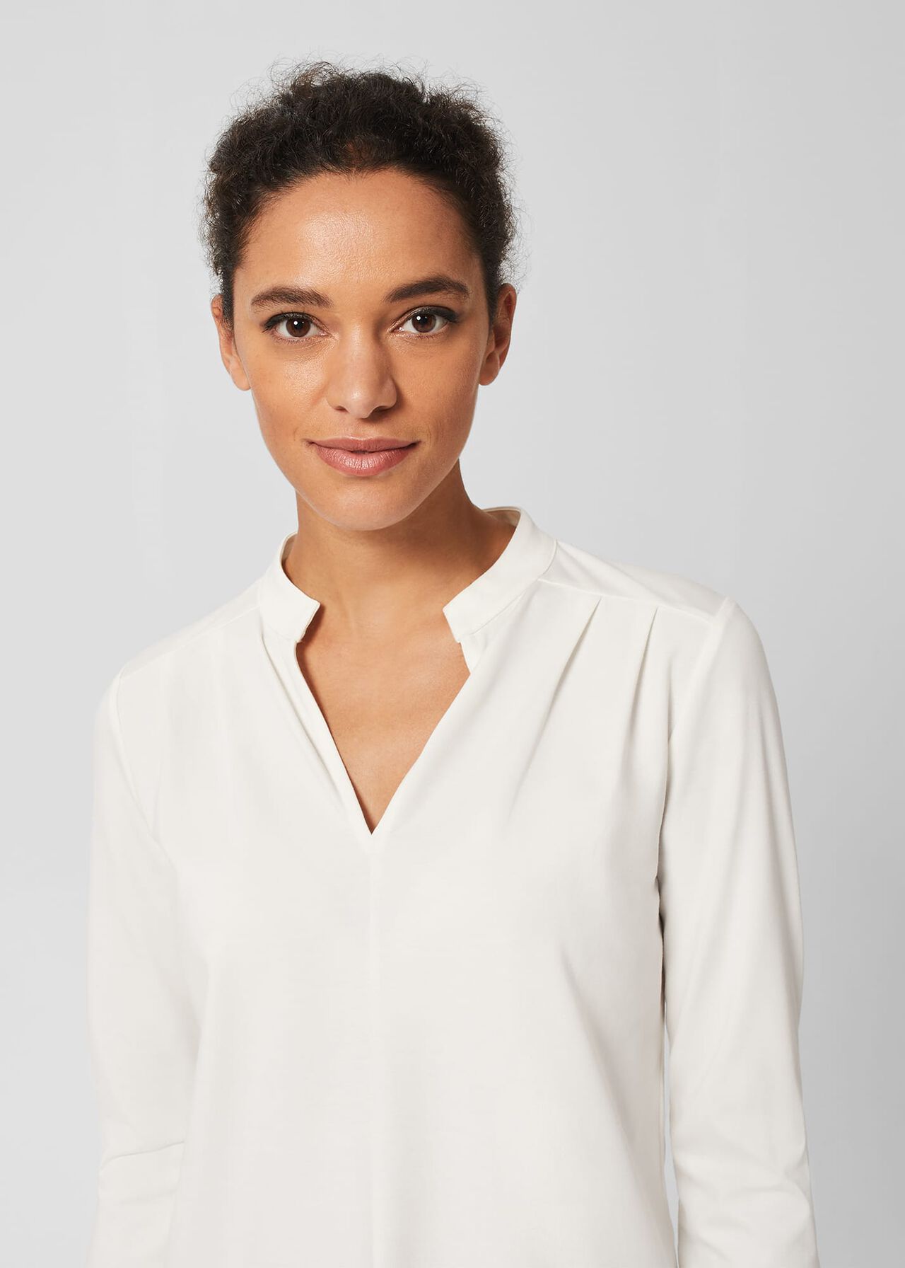 Alva Tunic Top, Ivory, hi-res