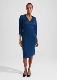 Saige Dress, Steel Blue, hi-res