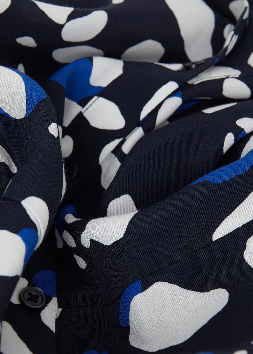 Petite Valeria Belted Dress, Navy Multi, hi-res