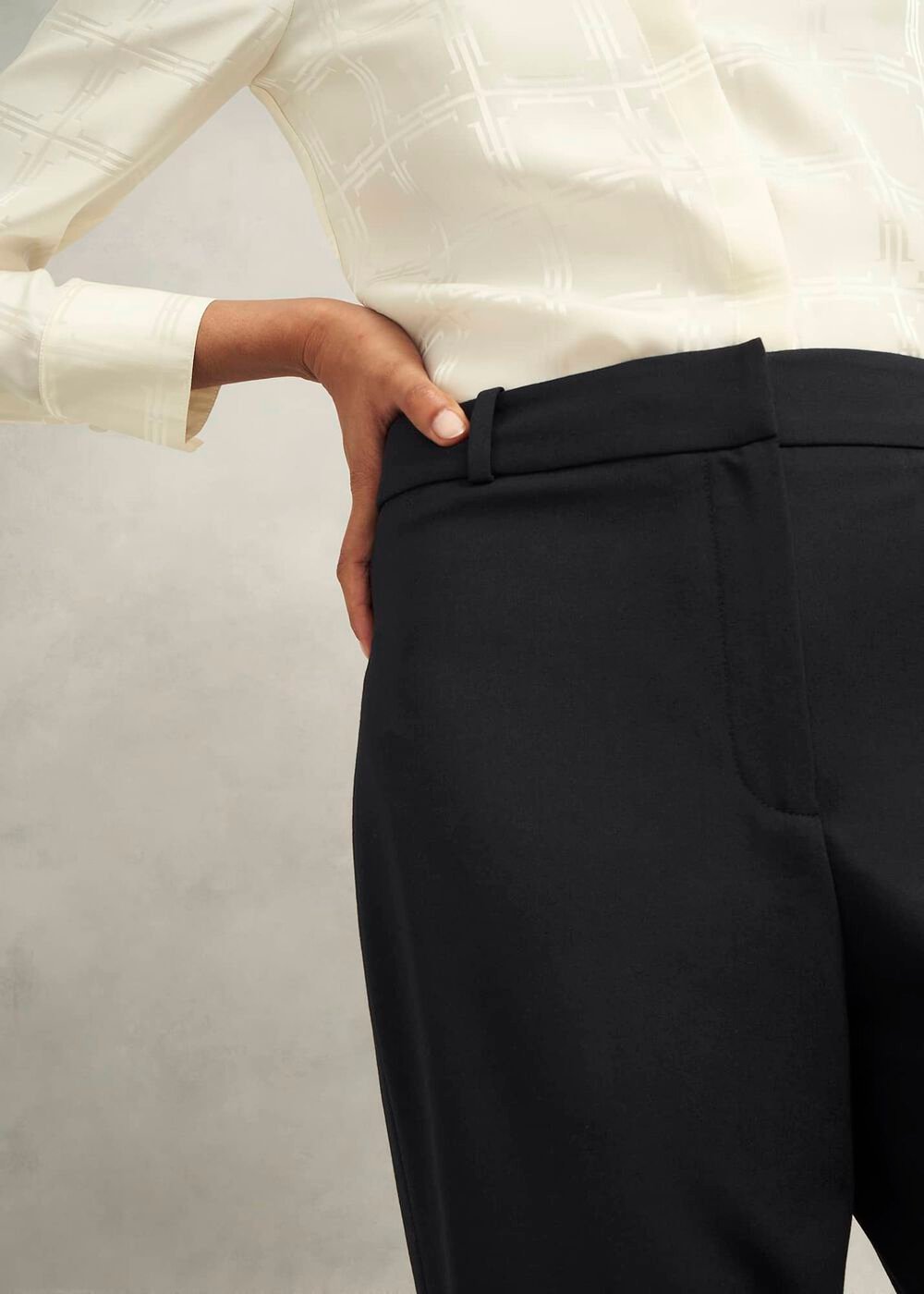 Sinclair Pants With Wool, Black, hi-res