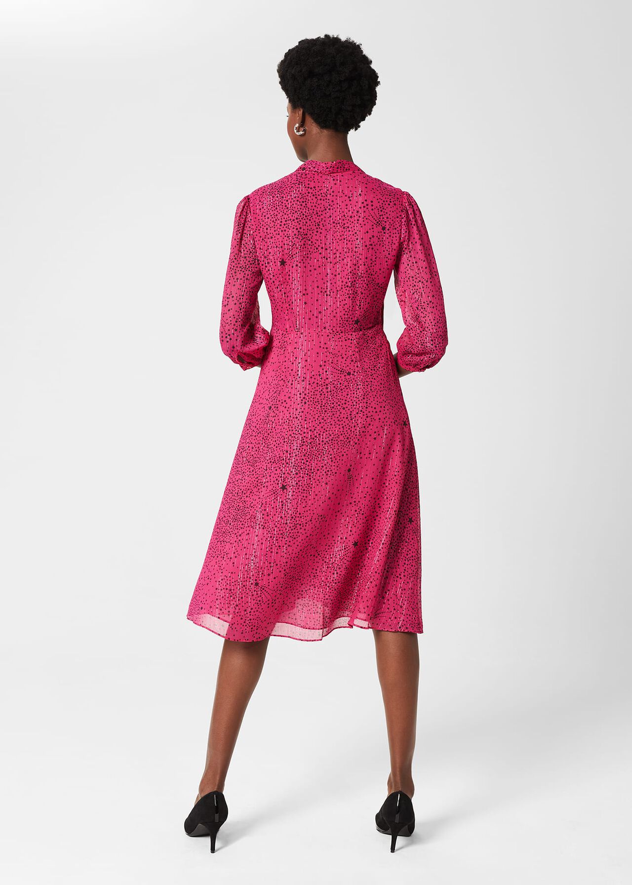 Maxine Dress, Pink Black, hi-res