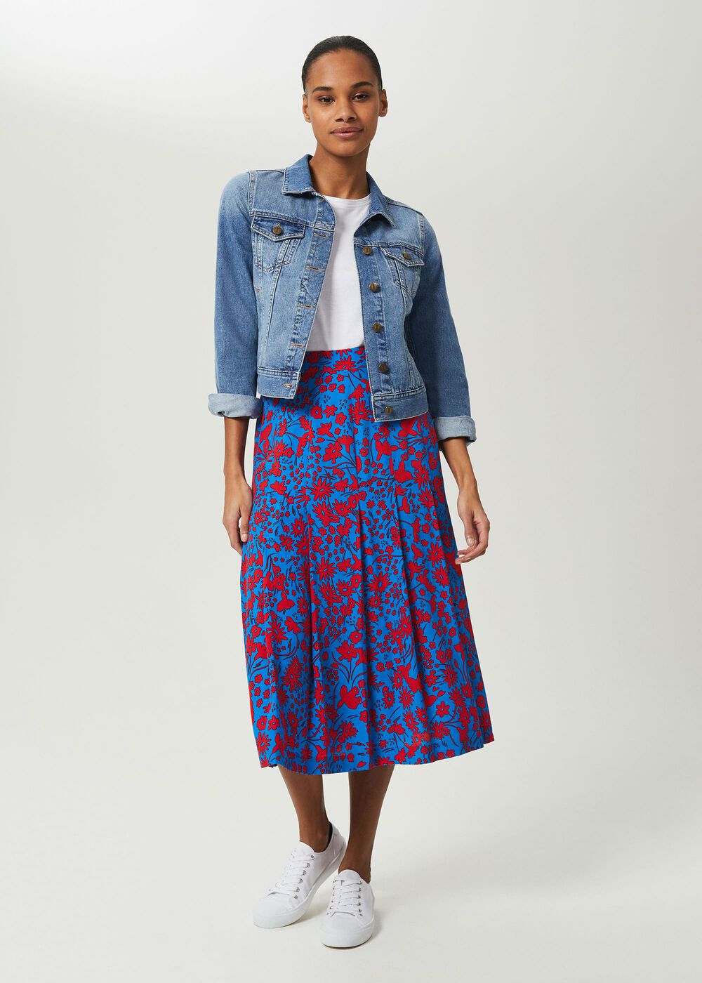 Mariam Denim Jacket, Blue, hi-res