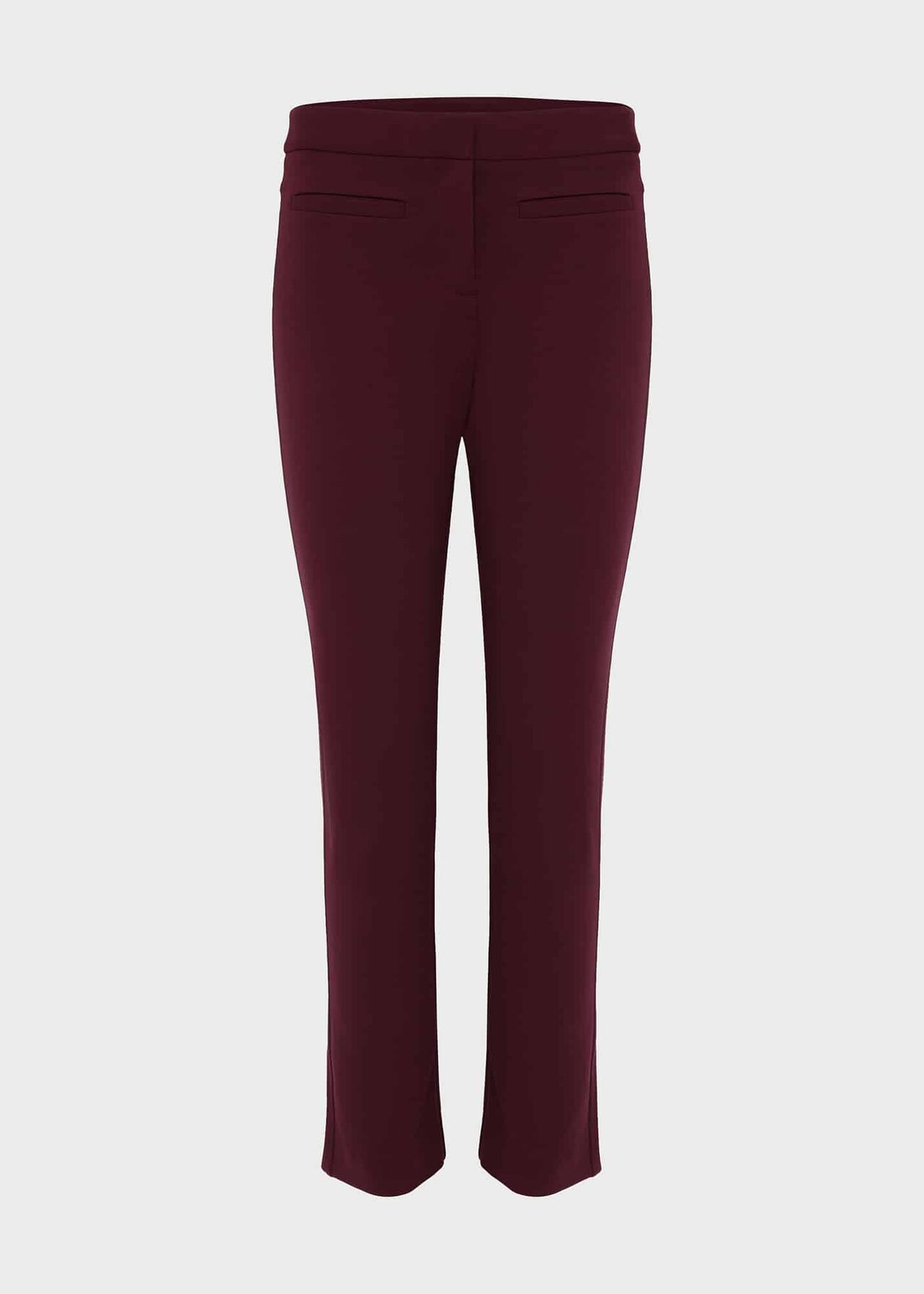 Annie Jersey Trousers, Burgundy, hi-res
