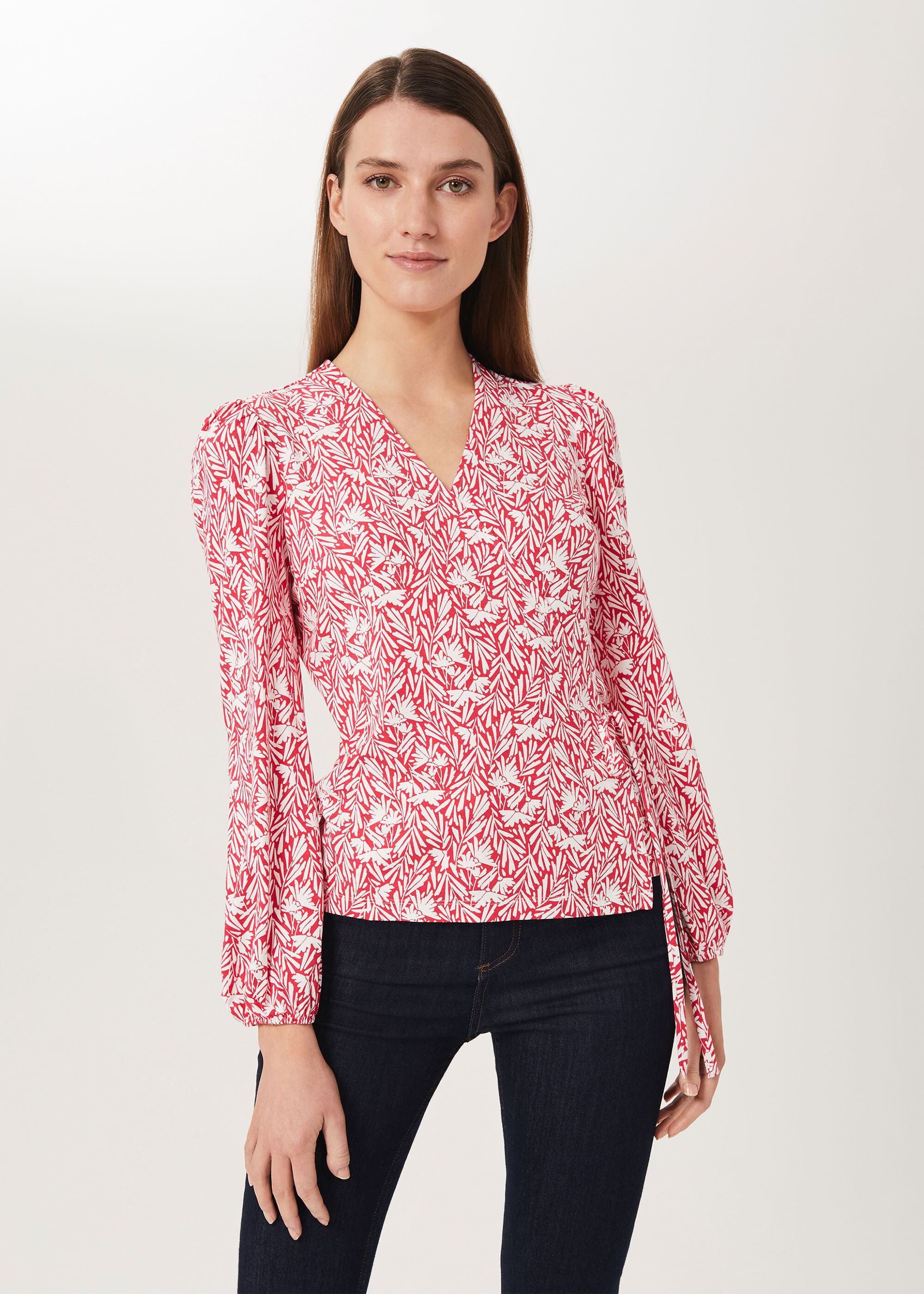 Livvy Wrap Top | Hobbs Livvy Wrap Top | Hobbs
