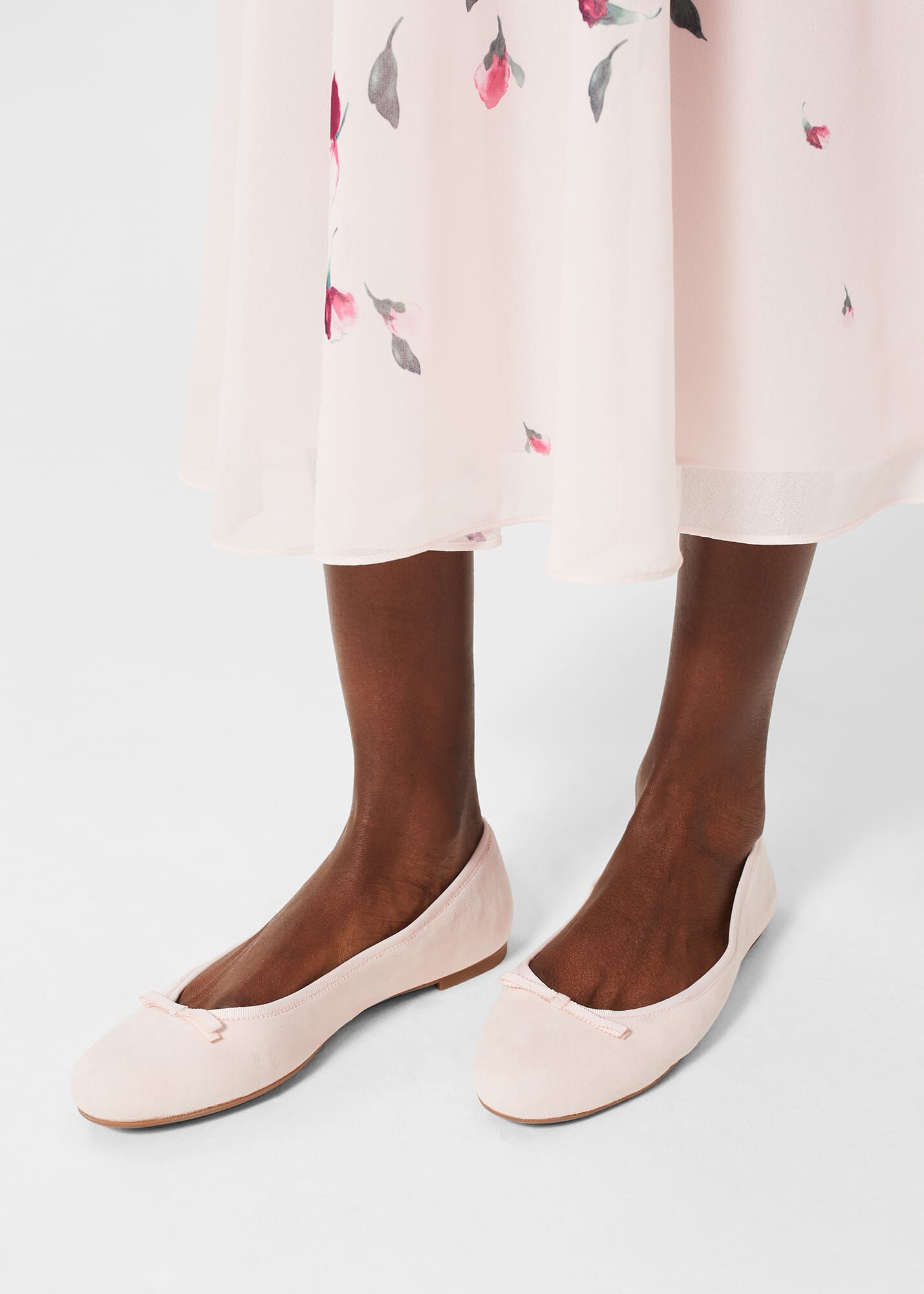 Pale pink ballet pumps cheap