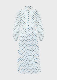 Tallulah Dress, Ivory Blue, hi-res